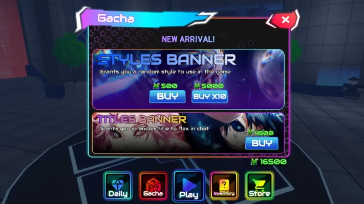 Project Egoist All Styles