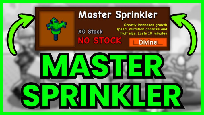 Grow a Garden 10x All Sprinklers