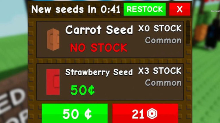 Grow a Garden Restock