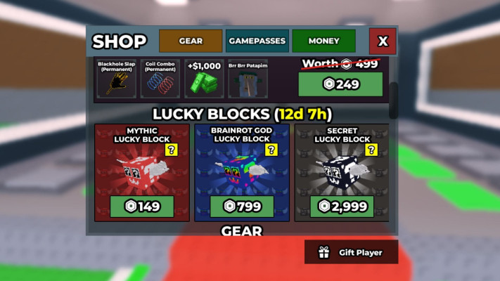 Steal a Brainrot 100 Secret Lucky Blocks