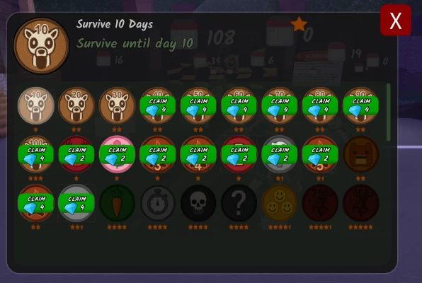 99 Nights in the Forest Free Diamonds