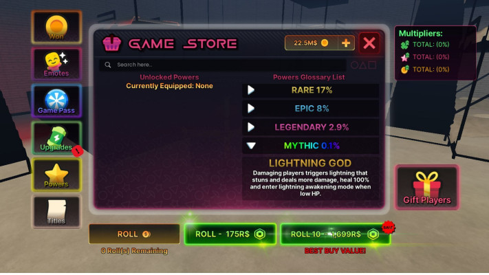 Ink Game 100 Free Power Rolls